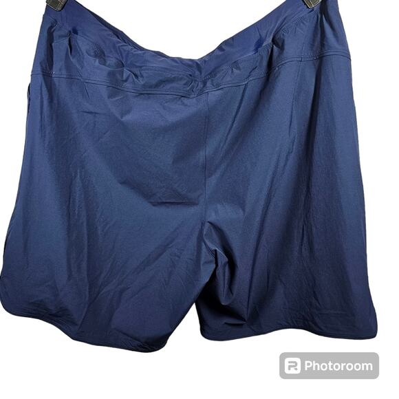 Lands' End Navy Quick Dry Plus Size 26W 11" Swim Shorts #50598 - Picture 3 of 11